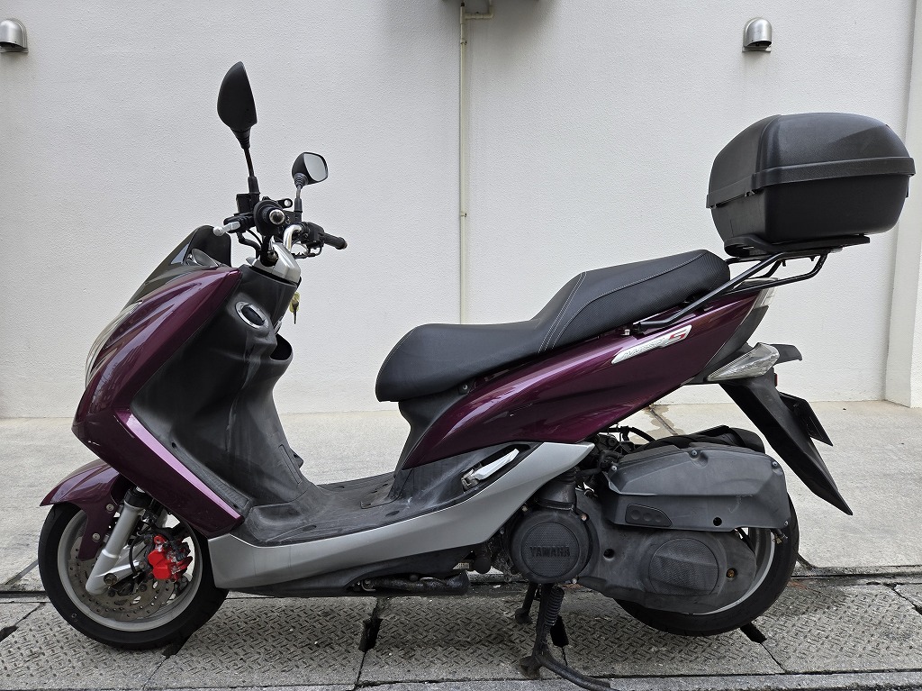 155cc】ヤマハ マジェスティS 紫：沖縄レンタルバイクのインリンク【格安／最安宣言中！】